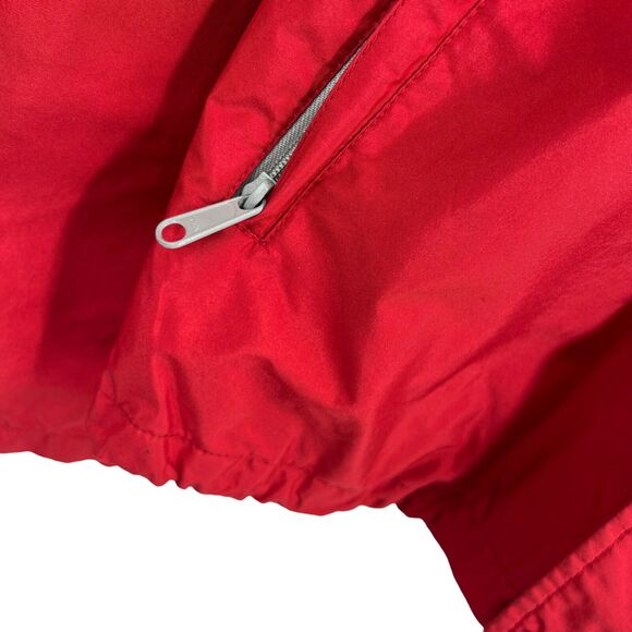 Windy Pass by North Face Red Zip Close Hooded Vintage Rain Jacket‎ Size Small - Picture 3 of 8
